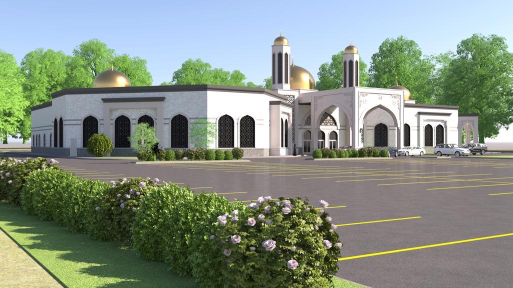 A rendering of the new building of the Islamic Institute of America on Beech Daly Road in Dearborn Heights. – Photo courtesy of the Islamic Institute of America